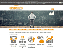 Tablet Screenshot of partnerteams.com